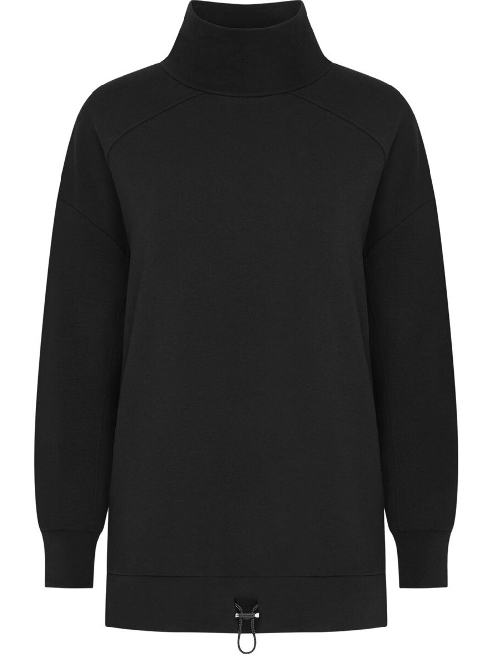 Varley Morrison high funnel neck relaxed fit Sweatshirt women's size small black - Picture 3 of 15